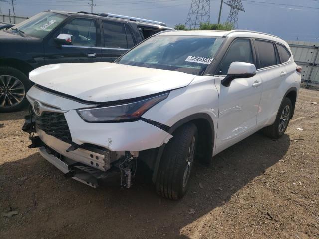 Photo 1 from auction – 2022 TOYOTA HIGHLANDER with VIN 5TDGZRBH3NS244662