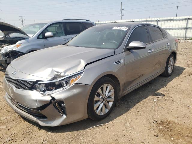 KIA OPTIMA EX 2018 with VIN 5XXGU4L33JG189775 - Photo from auction