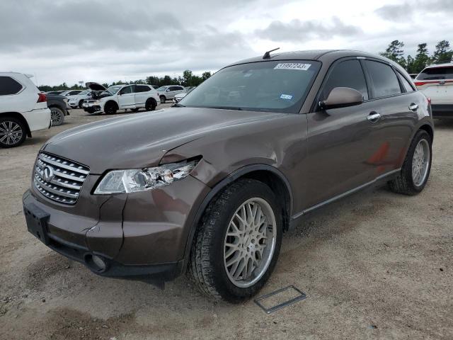 INFINITI FX35 2003 with VIN JNRAS08W53X003768 - Photo from auction