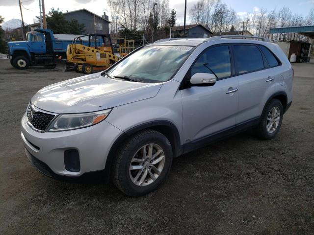 KIA SORENTO LX 2015 with VIN 5XYKTDA70FG601740 - Photo from auction