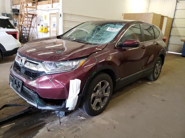 HONDA CR-V EXL 2018 with VIN 7FARW2H89JE044131 - Photo from auction