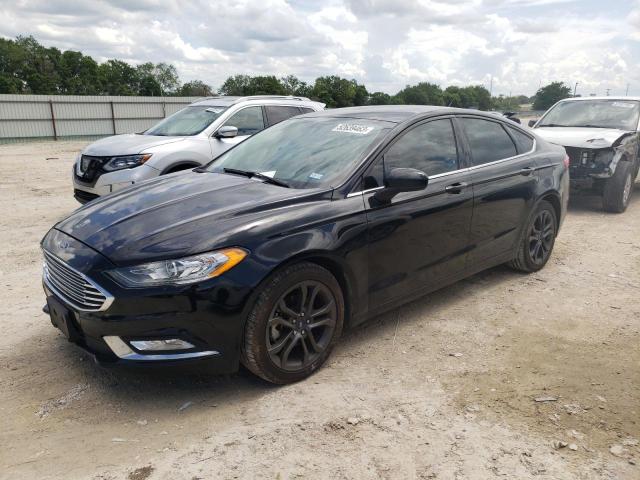 FORD FUSION SE 2018 with VIN 3FA6P0HD5JR161027 - Photo from auction