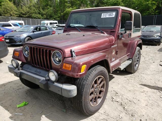 JEEP WRANGLER / 2002 with VIN 1J4FA59S42P742107 - Photo from auction