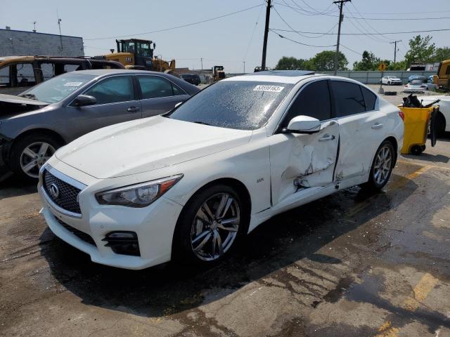 INFINITI Q50 PREMIU 2017 with VIN JN1EV7AR8HM836059 - Photo from auction