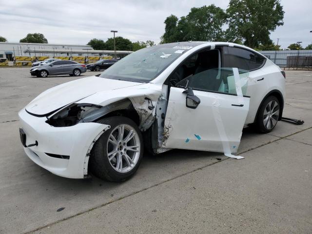 TESLA MODEL Y 2021 with VIN 5YJYGDEE4MF246082 - Photo from auction