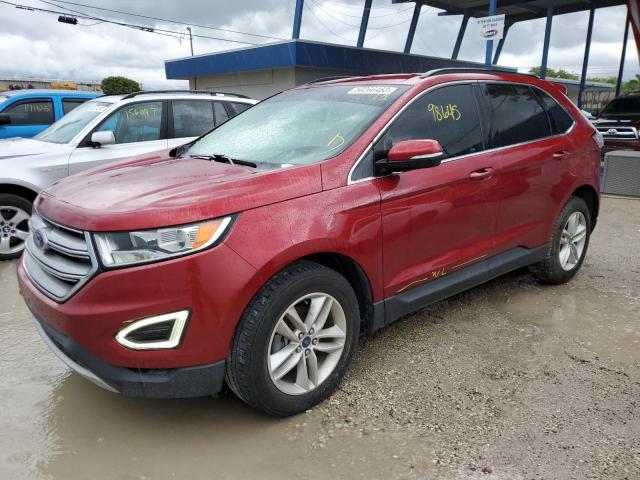 FORD EDGE SEL 2017 with VIN 2FMPK3J97HBC59498 - Photo from auction