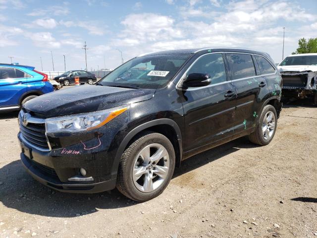 TOYOTA HIGHLANDER 2016 with VIN 5TDDKRFH8GS321255 - Photo from auction