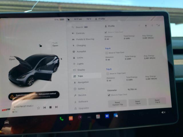 Photo 9 from auction – 2022 TESLA MODEL Y with VIN 7SAYGDEE0NA002303