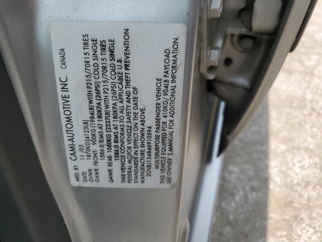 Photo 14 from auction – 2004 CHEVROLET TRACKER with VIN 2CNBJ134846910594
