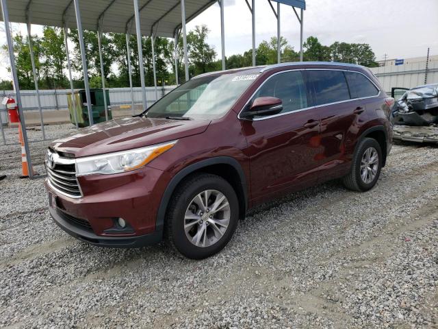 TOYOTA HIGHLANDER 2015 с VIN 5TDJKRFH4FS075645 - Фото с аукциона