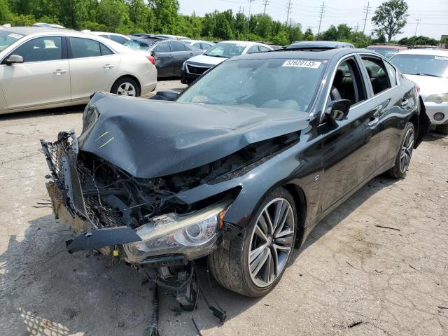 INFINITI Q50 BASE 2014 with VIN JN1BV7AR4EM686272 - Photo from auction