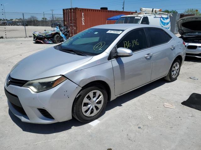 TOYOTA COROLLA L 2014 with VIN 2T1BURHE6EC227255 - Photo from auction