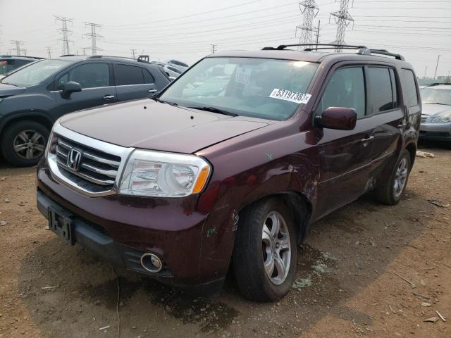 HONDA PILOT EXL 2014 with VIN 5FNYF4H58EB025746 - Photo from auction
