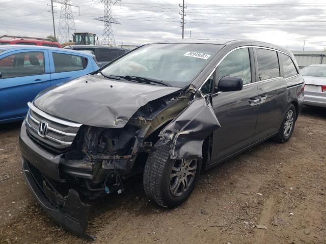 HONDA ODYSSEY EX 2013 with VIN 5FNRL5H68DB018029 - Photo from auction