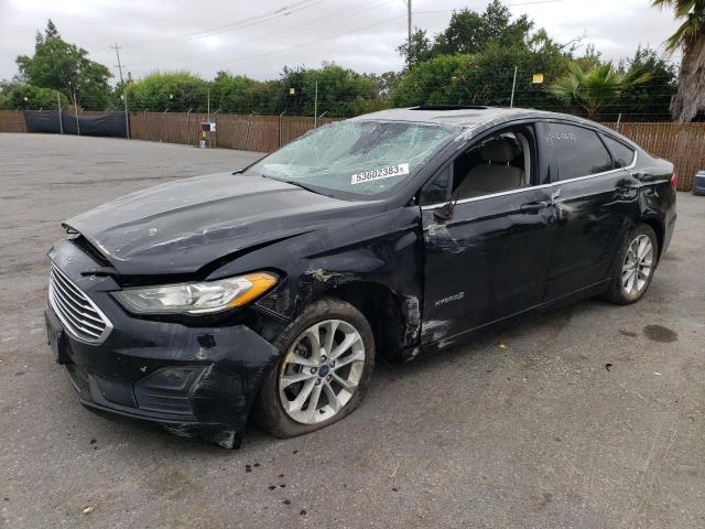 FORD FUSION SE 2019 with VIN 3FA6P0LU0KR206626 - Photo from auction