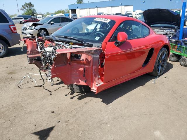 PORSCHE CAYMAN 2018 with VIN WP0AA2A89JK262204 - Photo from auction