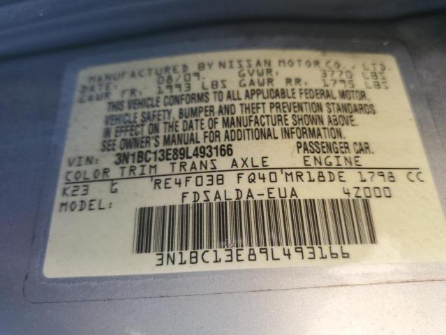 Photo 14 from auction – 2009 NISSAN VERSA S with VIN 3N1BC13E89L493166