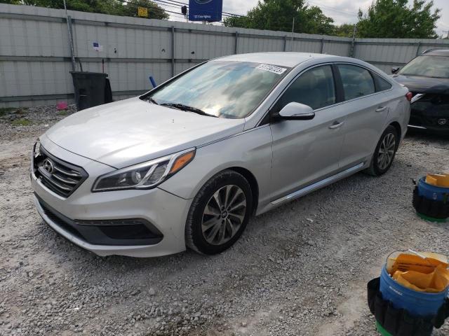 HYUNDAI SONATA SPO 2016 with VIN 5NPE34AF2GH312454 - Photo from auction