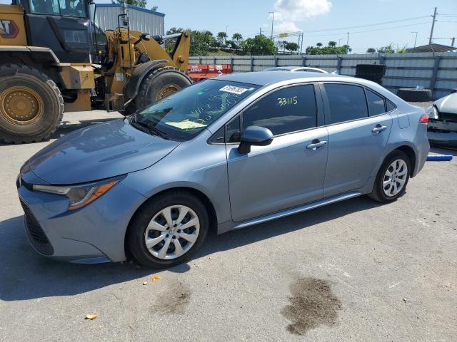 TOYOTA COROLLA LE 2021 with VIN JTDEPMAE9MJ124206 - Photo from auction