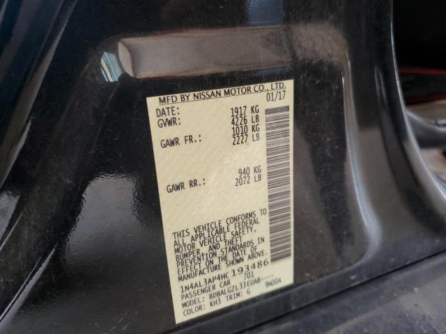Photo 10 from auction – 2017 NISSAN ALTIMA 2.5 with VIN 1N4AL3AP4HC193486