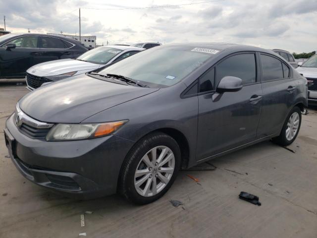HONDA CIVIC EX 2012 with VIN 2HGFB2F8XCH306783 - Photo from auction