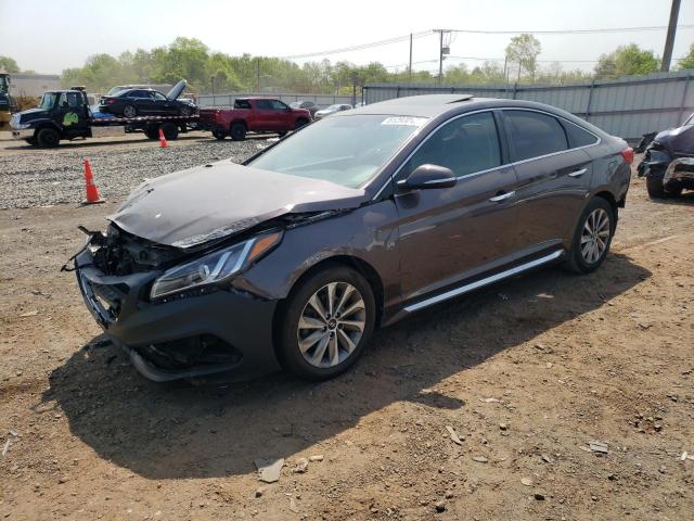 HYUNDAI SONATA SPO 2016 with VIN 5NPE34AF1GH419933 - Photo from auction