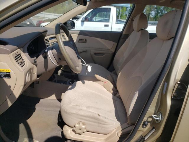 Photo 7 from auction – 2009 KIA RIO BASE with VIN KNADE223796576570