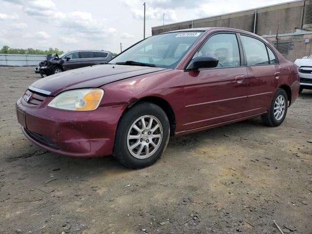 Photo 1 from auction – 2002 HONDA CIVIC LX with VIN 2HGES16672H588447