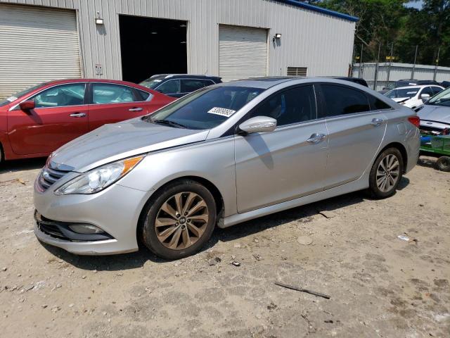 HYUNDAI SONATA SE 2014 with VIN 5NPEC4AC3EH843049 - Photo from auction