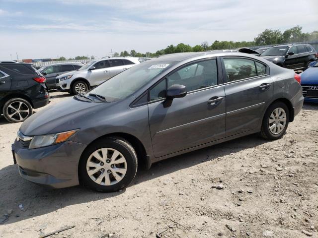 HONDA CIVIC LX 2012 with VIN 19XFB2F51CE000796 - Photo from auction