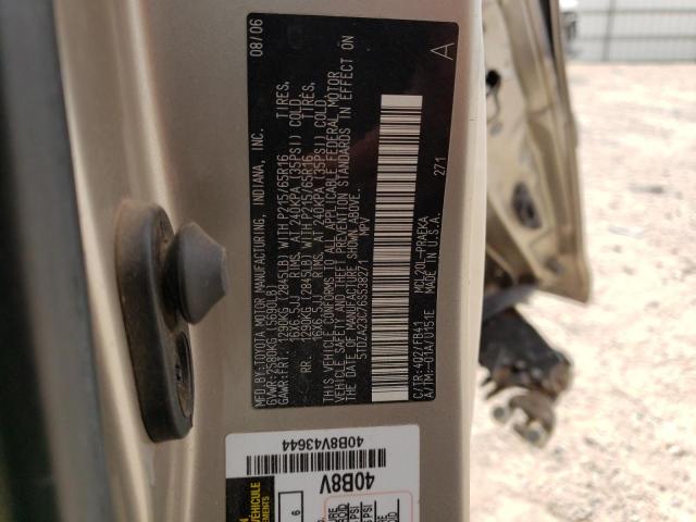 Photo 14 from auction – 2006 TOYOTA SIENNA CE with VIN 5TDZA23C76S538271