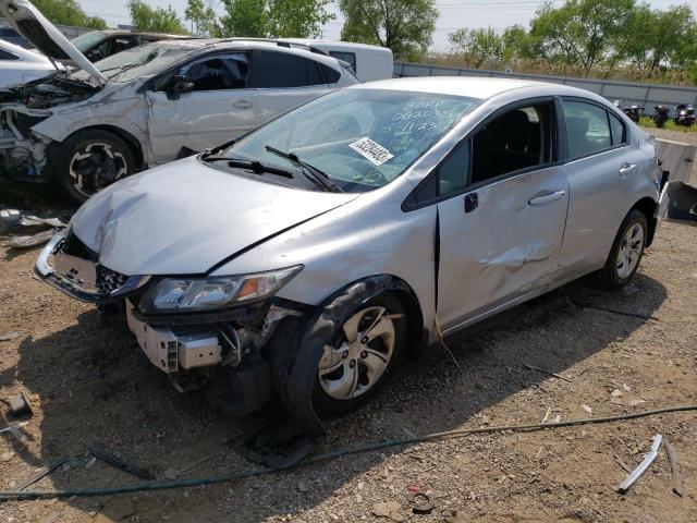 HONDA CIVIC LX 2013 with VIN 19XFB2F55DE002035 - Photo from auction