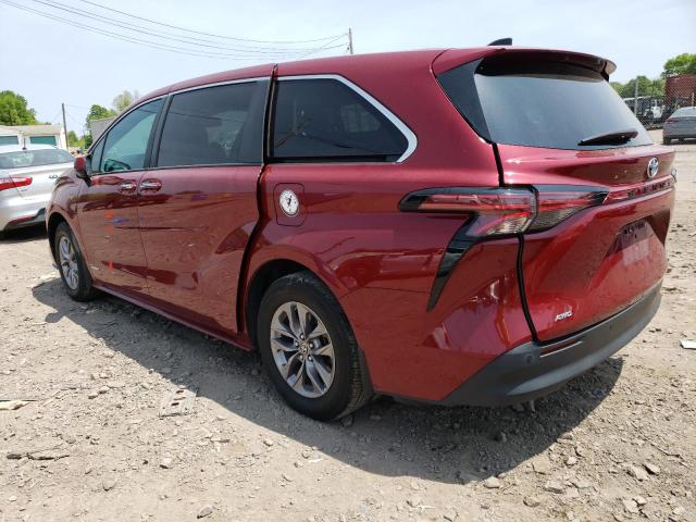 Photo 2 from auction – 2021 TOYOTA SIENNA XLE with VIN 5TDYSKFC5MS013355