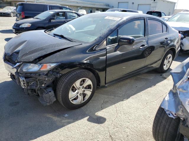 HONDA CIVIC LX 2015 with VIN 19XFB2F59FE704913 - Photo from auction