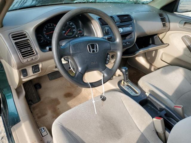 Photo 8 from auction – 2001 HONDA CIVIC LX with VIN 2HGES16571H587868