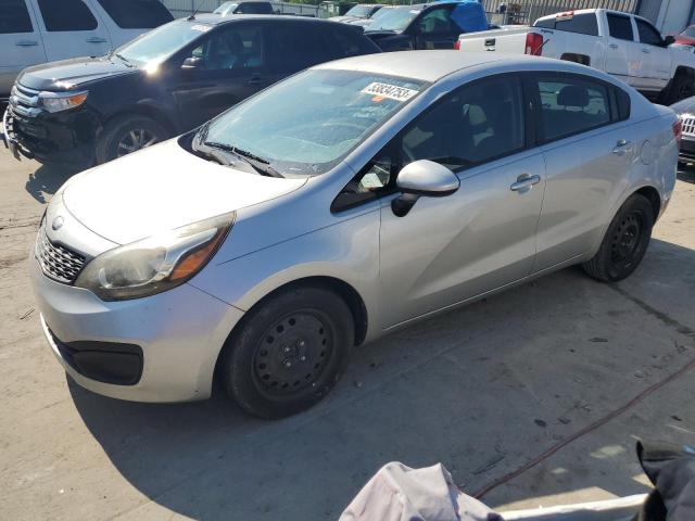 KIA RIO LX 2013 with VIN KNADM4A38D6263195 - Photo from auction