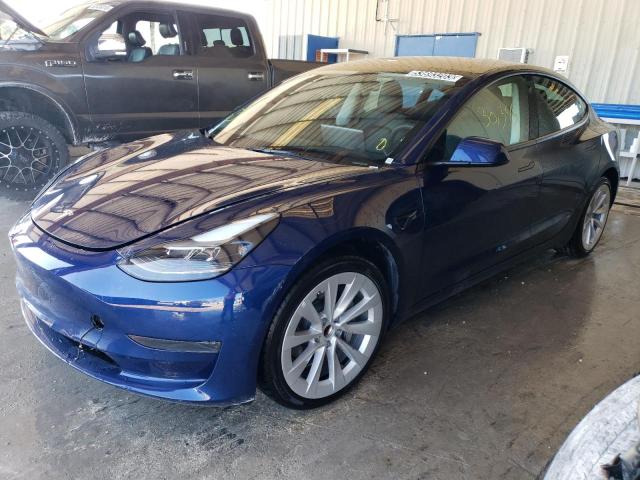 TESLA MODEL 3 2022 with VIN 5YJ3E1EA8NF372619 - Photo from auction