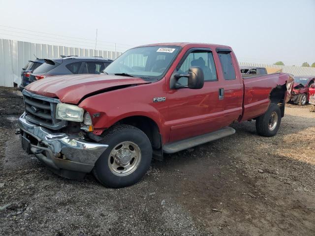 FORD F250 SUPER 2002 with VIN 1FTNX20L52ED05541 - Photo from auction