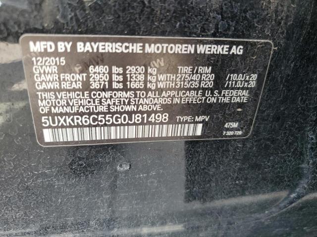 Photo 14 from auction – 2016 BMW X5 XDRIVE5 with VIN 5UXKR6C55G0J81498
