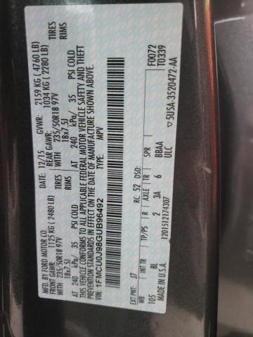 Photo 14 from auction – 2016 FORD ESCAPE TIT with VIN 1FMCU0J98GUB96492