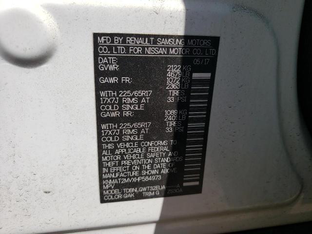Photo 14 from auction – 2017 NISSAN ROGUE S with VIN KNMAT2MVXHP584973