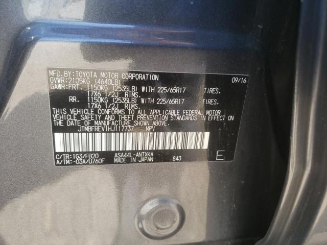Photo 14 from auction – 2017 TOYOTA RAV4 LE with VIN JTMBFREV1HJ117737