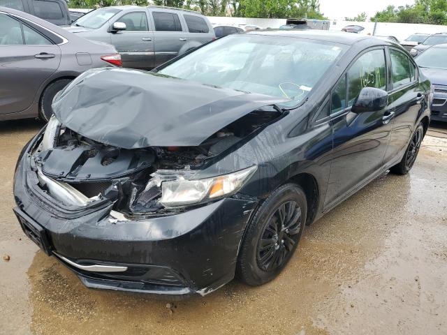 HONDA CIVIC LX 2013 with VIN 19XFB2F52DE012344 - Photo from auction
