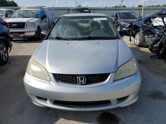 Photo 5 from auction – 2004 HONDA CIVIC LX with VIN 1HGEM22584L084539