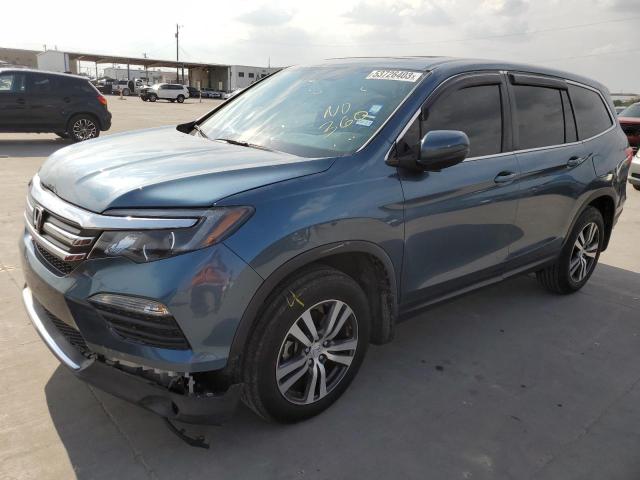 HONDA PILOT EXLN 2016 with VIN 5FNYF5H76GB008745 - Photo from auction