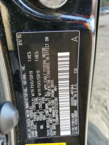 Photo 14 from auction – 2015 TOYOTA HIGHLANDER with VIN 5TDDKRFH2FS132390