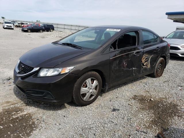 HONDA CIVIC LX 2013 with VIN 2HGFB2F56DH593577 - Photo from auction