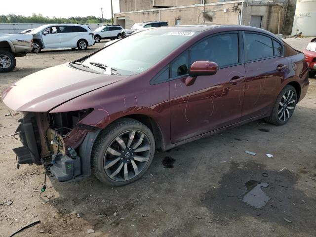 HONDA CIVIC EXL 2015 with VIN 2HGFB2F99FH536909 - Photo from auction