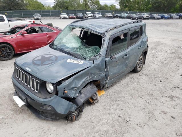 JEEP RENEGADE 2016 with VIN ZACCJBAT8GPE00732 - Photo from auction