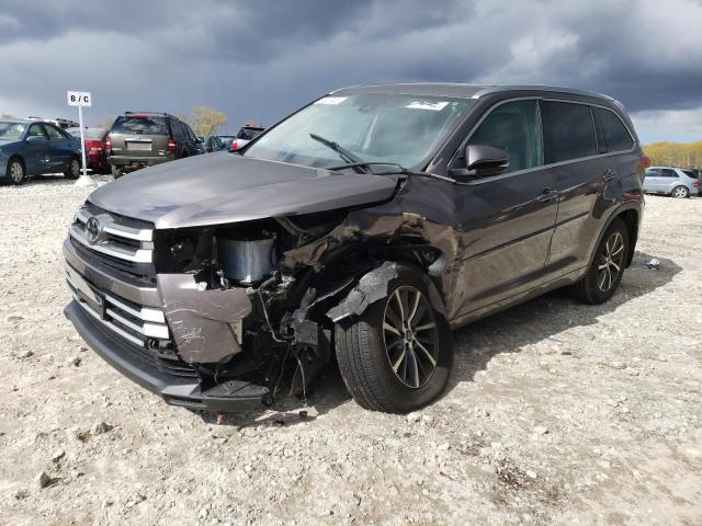 TOYOTA HIGHLANDER 2018 with VIN 5TDJZRFH5JS828040 - Photo from auction